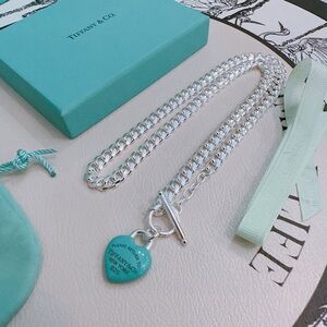 Tiffany & Co. Silver Heart Necklace
